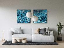 Load image into Gallery viewer, Two Art Prints of Mirrored Water Reflection Paintings