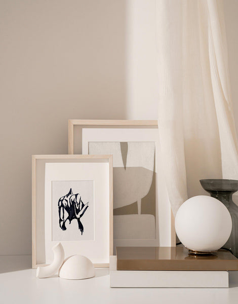 Woman Body Silhouette Print Outline Drawing Wall Art