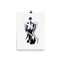 Load image into Gallery viewer, 12x16 Senses Drawing Art Print Body Language Collection