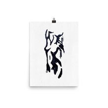 Load image into Gallery viewer, 12x16 She Drawing Art Print Body Language Collection