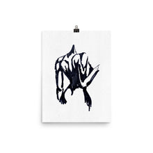 Load image into Gallery viewer, 12x16 Unspoken Drawing Art Print Body Language Collection