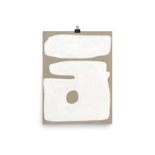Load image into Gallery viewer, 12x16 Thoughtful Abstract Shapes Art Print Irregular Collection