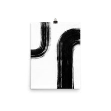 Load image into Gallery viewer, 12x16 Decisions Abstract Brushstroke Art Print Movement Collection
