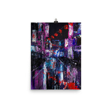 Load image into Gallery viewer, 12x16 Tokyo Drift Cityscape Art Print Urban Collection
