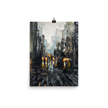 Load image into Gallery viewer, 12x16 Rush Hour Cityscape Art Print Urban Collection