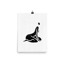 Load image into Gallery viewer, 12x16 Curious Female Silhouette Art Print Positions Collection
