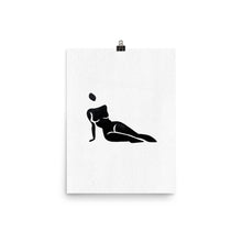 Load image into Gallery viewer, 12x16 Daze Female Silhouette Art Print Positions Collection