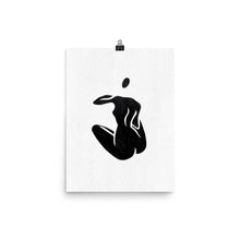 Load image into Gallery viewer, 12x16 Waiting Female Silhouette Art Print Positions Collection