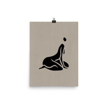 Load image into Gallery viewer, 12x16 Curious No.2 Female Silhouette Print Positions Collection