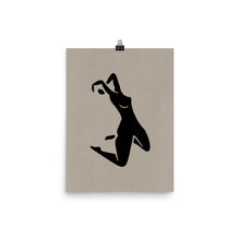 Load image into Gallery viewer, 12x16 Breathe No.2 Female Silhouette Print Positions Collection