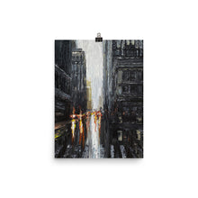 Load image into Gallery viewer, 12x16 Boarding At Dawn Cityscape Print Urban Collection