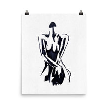 Load image into Gallery viewer, 16x20 Senses Drawing Art Print Body Language Collection