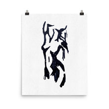 Load image into Gallery viewer, 16x20 She Drawing Art Print Body Language Collection