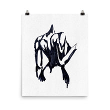Load image into Gallery viewer, 16x20 Unspoken Drawing Art Print Body Language Collection