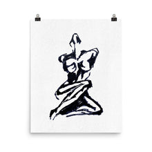 Load image into Gallery viewer, 16x20 Divine Drawing Art Print Body Language Collection