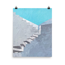 Load image into Gallery viewer, 16x20 Wanderlust Painting Art Print Greece Collection