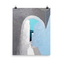 Load image into Gallery viewer, 16x20 In The Distance Painting Greece Art Print