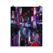 Load image into Gallery viewer, 16x20 Tokyo Drift Cityscape Art Print Urban Collection