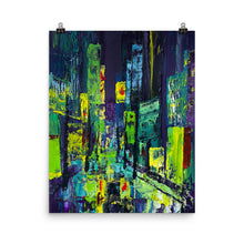 Load image into Gallery viewer, 16x20 After Hours Cityscape Art Print Urban Collection