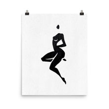 Load image into Gallery viewer, 16x20 Waiting Female Silhouette Art Print Positions Collection