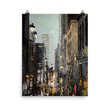Load image into Gallery viewer, 16x20 Friday Abstract Cityscape Art Print Urban Collection