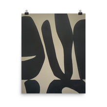 Load image into Gallery viewer, 16x20 Coral Abstract Shapes Art Print Irregular Collection