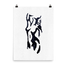 Load image into Gallery viewer, 18x24 She Drawing Art Print Body Language Collection