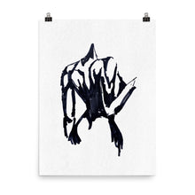 Load image into Gallery viewer, 18x24 Unspoken Drawing Art Print Body Language Collection