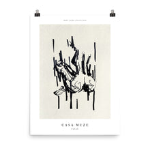 Load image into Gallery viewer, 18x24 Pause Sketch Art Print Body Talks Collection
