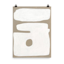 Load image into Gallery viewer, 18x24 Thoughtful Abstract Shapes Art Print Irregular Collection