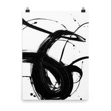 Load image into Gallery viewer, 18x24 Champagne Pop Brushstroke Art Print Movement Collection