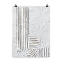 Load image into Gallery viewer, 18x24 Solar Abstract Plaster Art Print Texture Collection