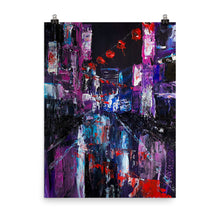 Load image into Gallery viewer, 18x24 Tokyo Drift Cityscape Art Print Urban Collection