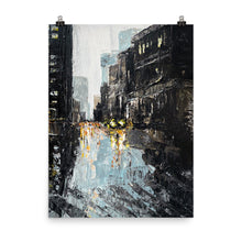 Load image into Gallery viewer, 18x24 Financial District Cityscape Art Print Urban Collection