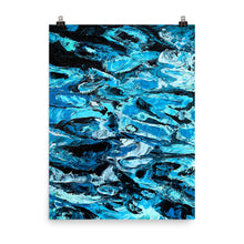Load image into Gallery viewer, 18x24 Blurred Lines Painting Art Print Water Collection