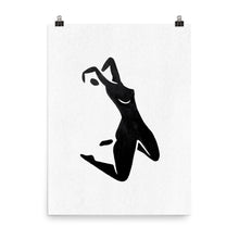 Load image into Gallery viewer, 18x24 Breathe Female Silhouette Art Print Positions Collection