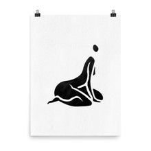 Load image into Gallery viewer, 18x24 Curious Female Silhouette Art Print Positions Collection