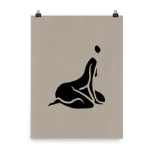Load image into Gallery viewer, 18x24 Curious No.2 Female Silhouette Print Positions Collection