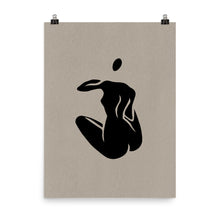 Load image into Gallery viewer, 18x24 Waiting No.2 Female Silhouette Print Positions Collection