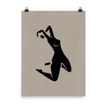 Load image into Gallery viewer, 18x24 Breathe No.2 Female Silhouette Print Positions Collection