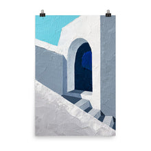 Load image into Gallery viewer, 24x36 Mid Afternoon Painting Art Print Greece Collection