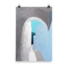Load image into Gallery viewer, 24x36 In The Distance Painting Greece Art Print