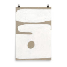 Load image into Gallery viewer, 24x36 Thoughtful Abstract Shapes Art Print Irregular Collection