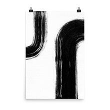 Load image into Gallery viewer, 24x36 Decisions Abstract Brushstroke Art Print Movement Collection