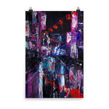 Load image into Gallery viewer, 24x36 Tokyo Drift Cityscape Art Print Urban Collection