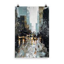 Load image into Gallery viewer, 24x36 New York Cityscape Art Print Urban Collection