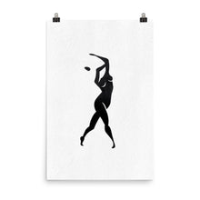 Load image into Gallery viewer, 24x36 Care Free Female Silhouette Print Positions Collection