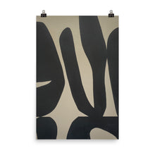 Load image into Gallery viewer, 24x36 Coral Abstract Shapes Art Print Irregular Collection