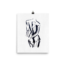 Load image into Gallery viewer, 8x10 Ponder Drawing Art Print Body Language Collection