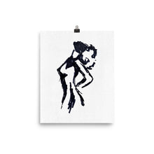 Load image into Gallery viewer, 8x10 Thoughts Sketch Art Print Body Language Collection